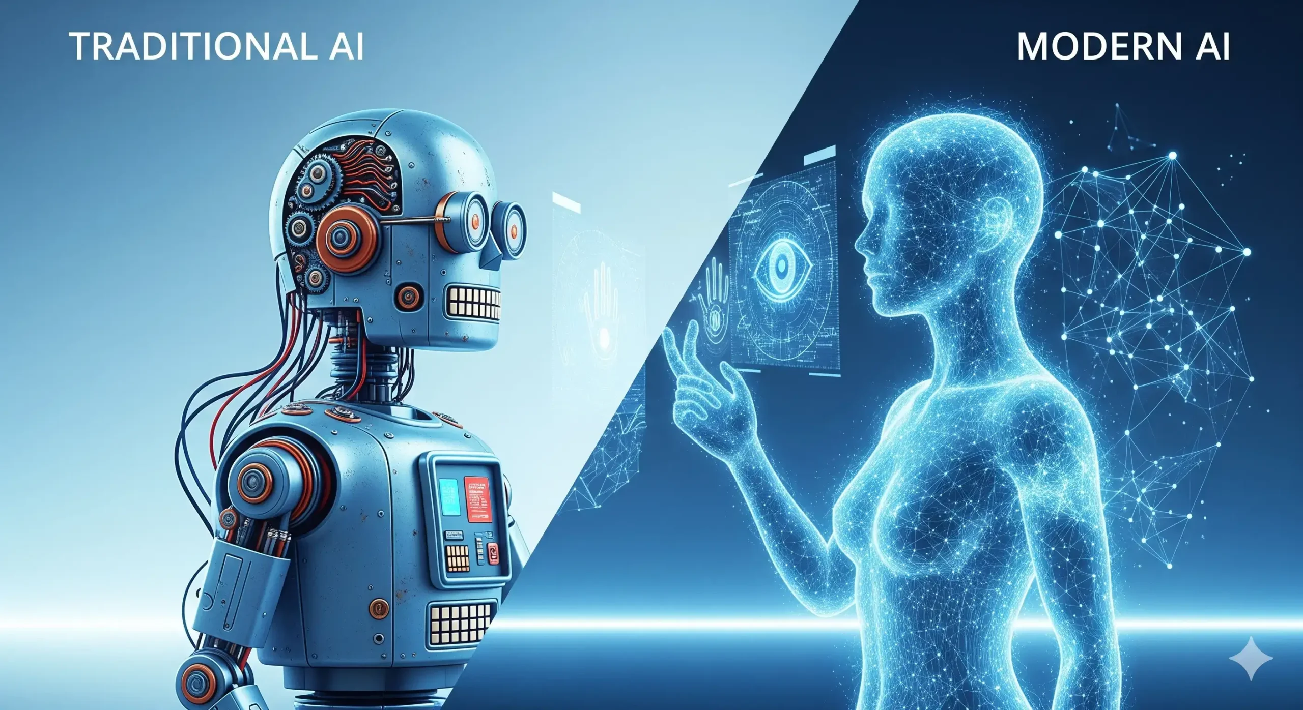 traditional AI and modern AI