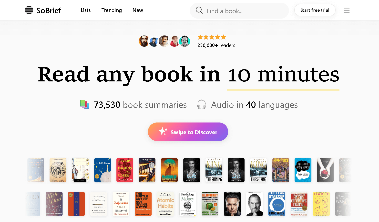 SoBrief book summaries
